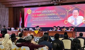 Sidang Promosi Doktor, Bamsoet Ingatkan Pentingnya MPR Memiliki Kewenangan Subyektif Superlatif