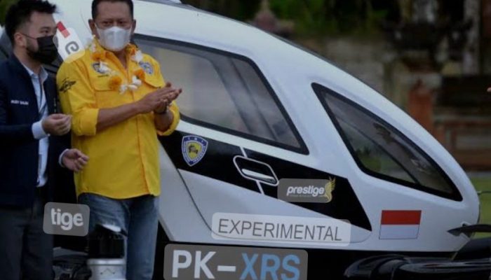 Keberhasilan Uji Terbang Kendaraan Tanpa Awak EHang 216 Mendapat Apresiasi Ketua Umum IMI