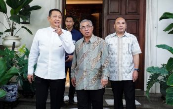 Bamsoet Halal Bihalal Bersama Ketua Umum FKPPI dan Ketua Aliansi Kebangsaan Pontjo Sutowo