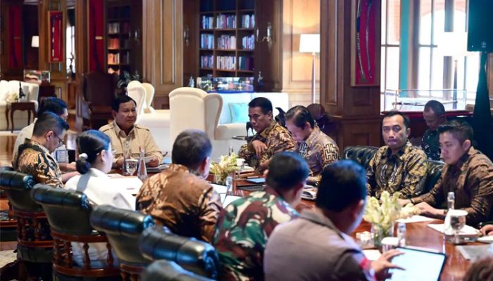Prabowo Subianto Gelar Rapat Terbatas Bahas Penataan Lahan Perkebunan Sawit