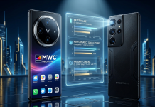 Komparasi Flagship ‘Dewa’ 2026: Vivo X300 Ultra Tantang Dominasi Samsung dan iPhone Komparasi visual Vivo X300 Ultra dengan salah satu rival terkuatnya. Gambar ini menonjolkan duel estetika modul kamera dan interface holografik yang membandingkan performa Geekbench serta baterai raksasa. (GEMINI)