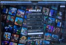 PP Tunas Resmi Berlaku: Roblox Bakal Matikan Fitur Online untuk Anak di Bawah 13 Tahun Ilustrasi aplikasi Roblox di ponsel dengan latar belakang peringatan perlindungan anak digital sesuai PP Tunas. (KOMPAS)