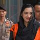 Mantan Bupati Pekalongan Fadia Arafiq di gedung KPK.