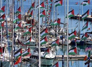 Militer Israel Cegat Kapal Kemanusiaan Global Sumud, Ratusan Aktivis Terdampar di Tengah Badai Kapal kemanusiaan Global Sumud Flotilla yang membawa bantuan untuk Gaza diadang oleh armada angkatan laut di perairan internasional.
