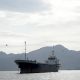Kapal di Selat Hormuz dan Teluk Oman. Bokade maritim  dilakukan oleh armada militer Amerika Serikat.