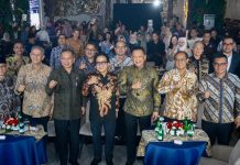 Bamsoet Dorong Transformasi Koperasi Merah Putih: Solusi Merek Kolektif untuk Produk Lokal Bambang Soesatyo memberikan sambutan pada peluncuran buku Penguatan Koperasi Merah Putih di Parle Senayan, Jakarta.