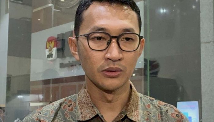 Gedung KPK Jakarta saat pemeriksaan Ishfah Abidal Aziz terkait kasus dugaan korupsi pengisian kuota haji tambahan.