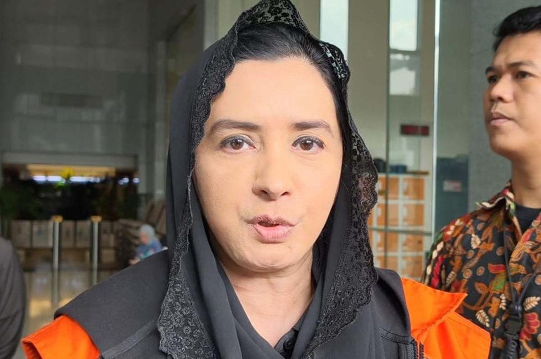 Gedung Merah Putih KPK di Jakarta tempat pemeriksaan saksi kasus dugaan korupsi pengadaan barang dan jasa Bupati Pekalongan Fadia Arafiq.