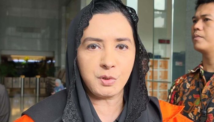 Gedung Merah Putih KPK di Jakarta tempat pemeriksaan saksi kasus dugaan korupsi pengadaan barang dan jasa Bupati Pekalongan Fadia Arafiq.