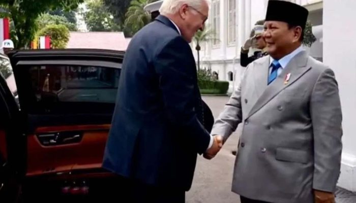 Sambut Presiden Jerman di Istana Merdeka, Presiden Prabowo Desak Berlin Lebih Aktif dalam Diplomasi Global