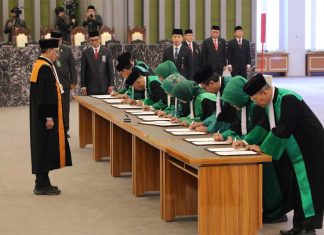 Ketua MA Lantik 9 Ketua Pengadilan Tinggi Agama: Jabatan Bukan Mahkota Kekuasaan untuk Cari Untung!